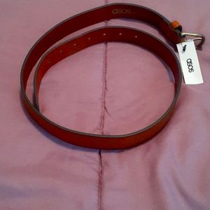 Brand new brown leather Asos better size S/M